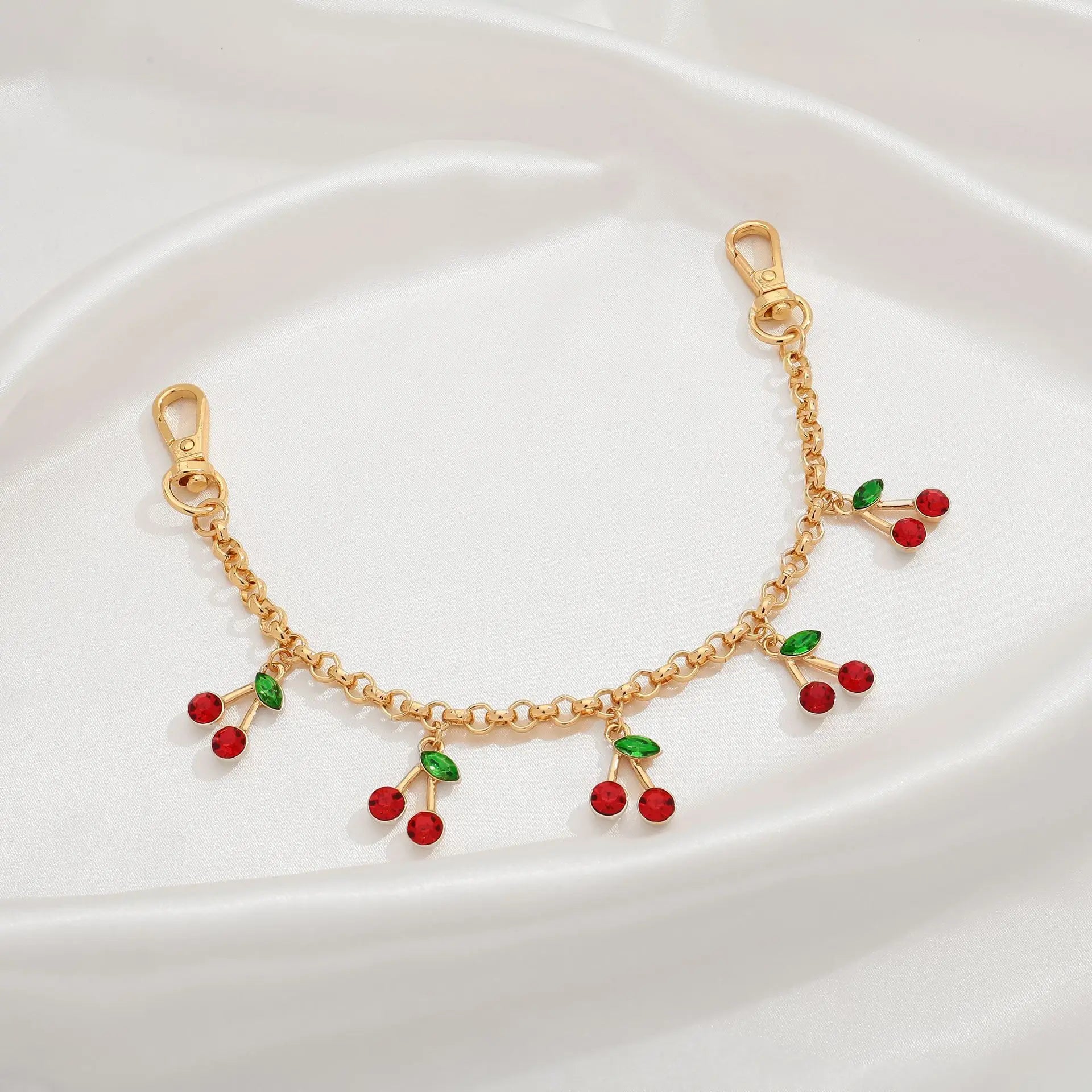 Llavero de Cereza con Perlas