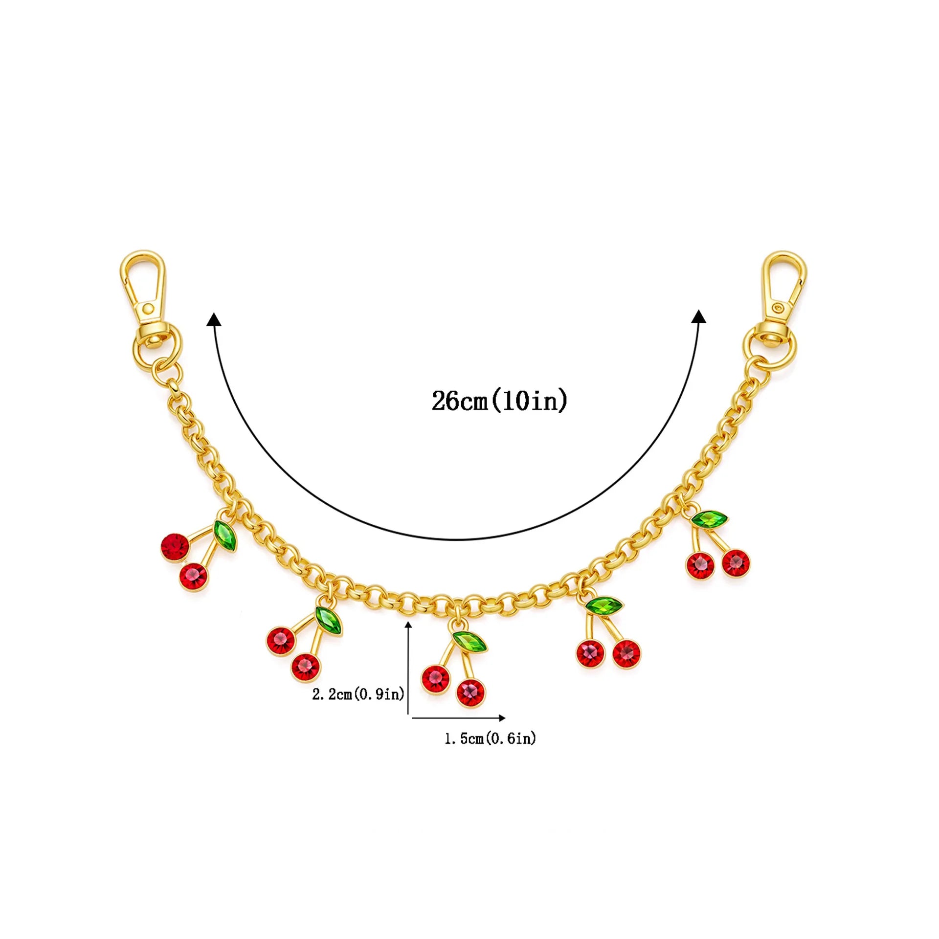 Llavero de Cereza con Perlas